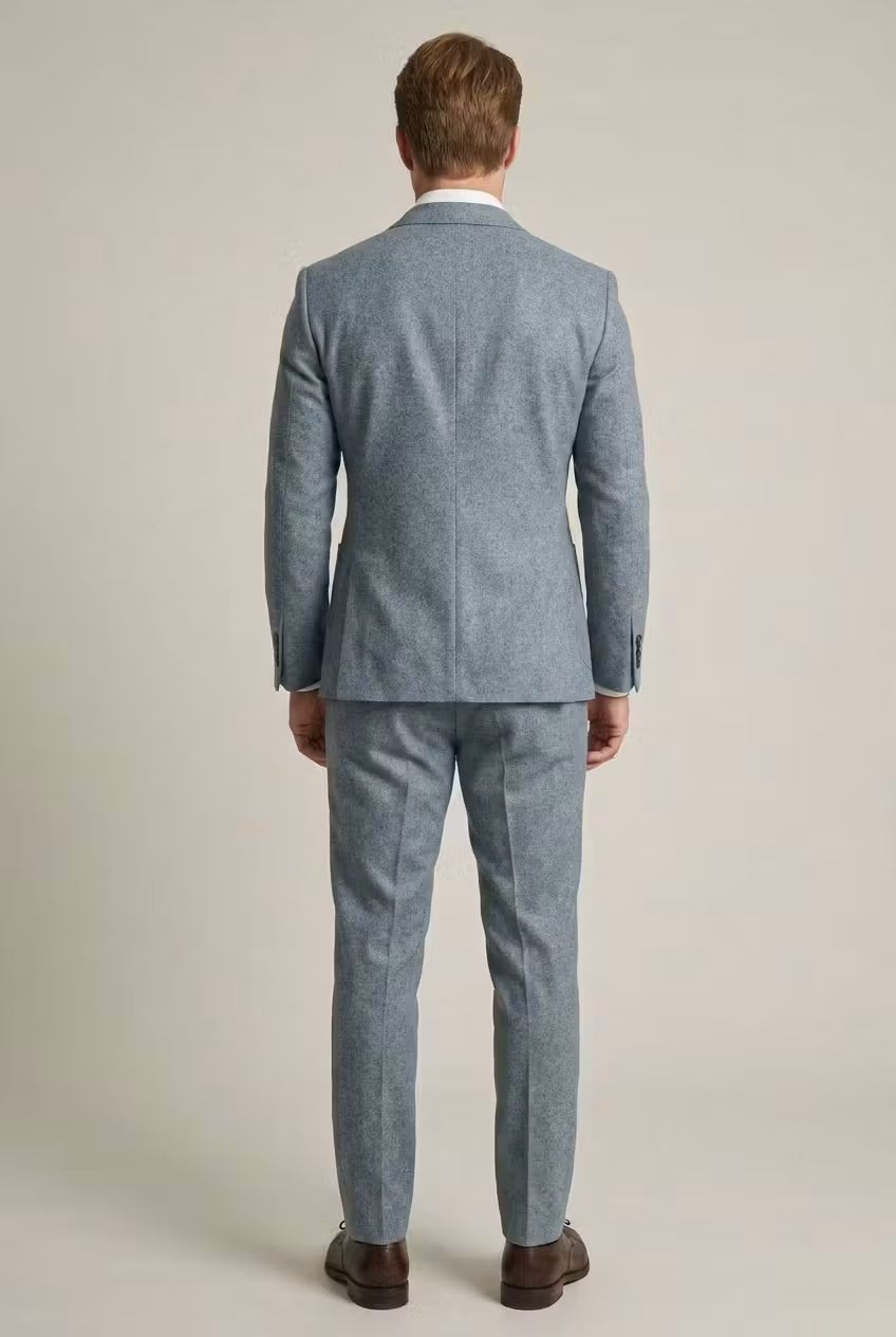 Men's Slim-Fit Two-Piece Set Professional Suit