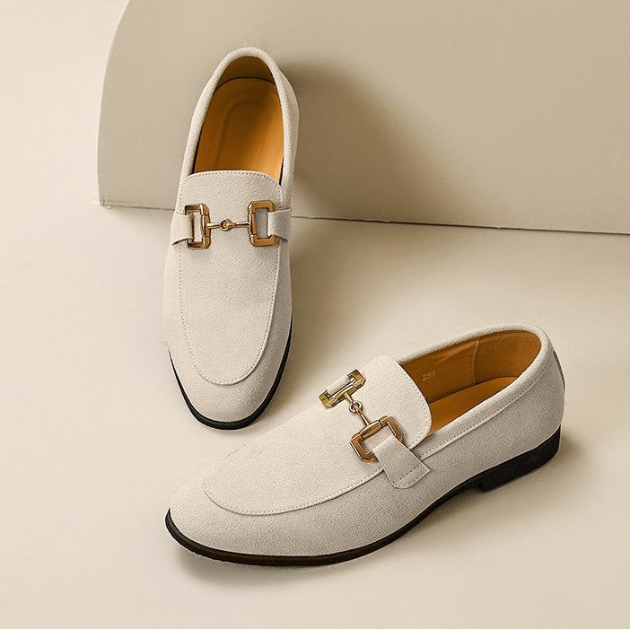 Edward | Men's Slip On Metal Detail Loafers