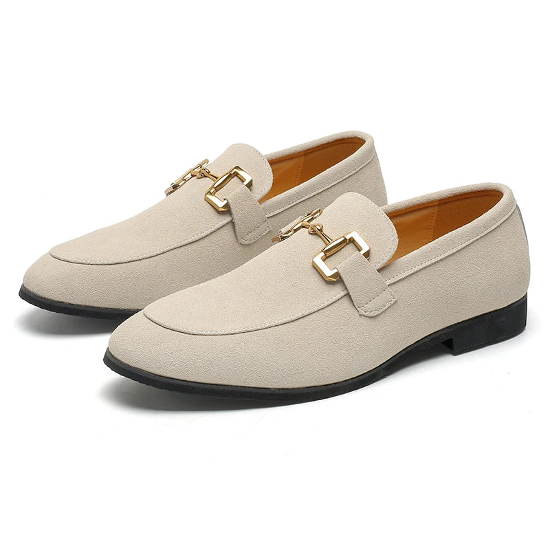 Edward | Men's Slip On Metal Detail Loafers