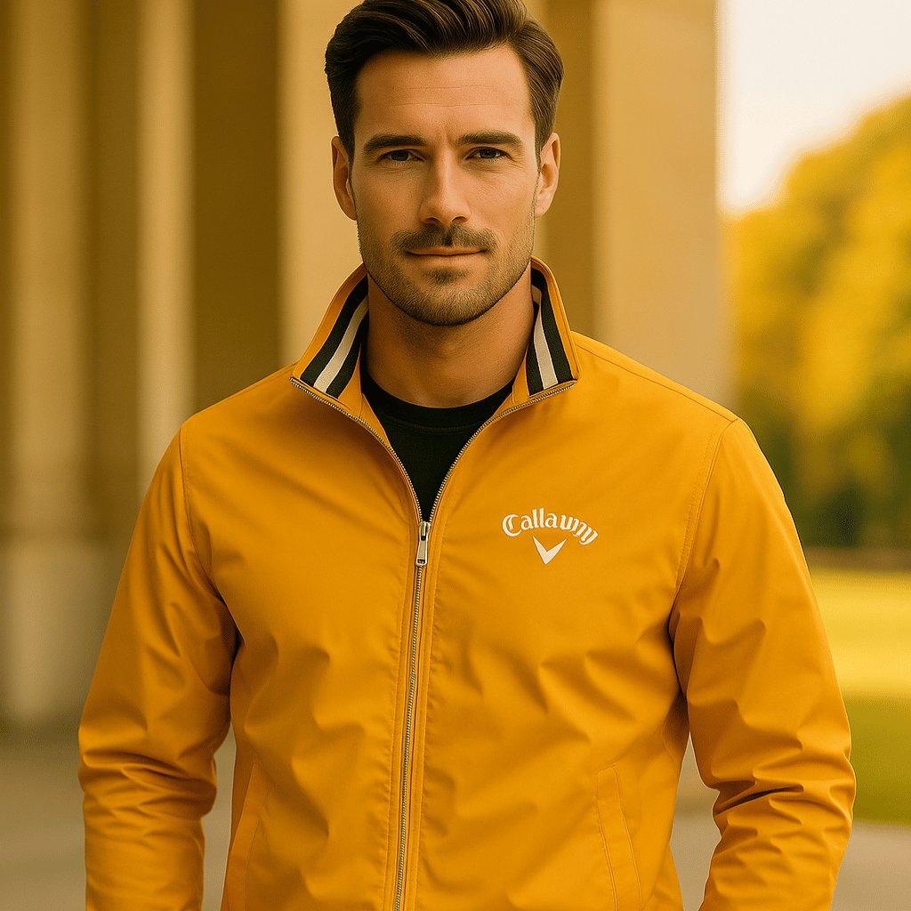 Men's Windbreaker Jacket Water-Resistant Full Zip