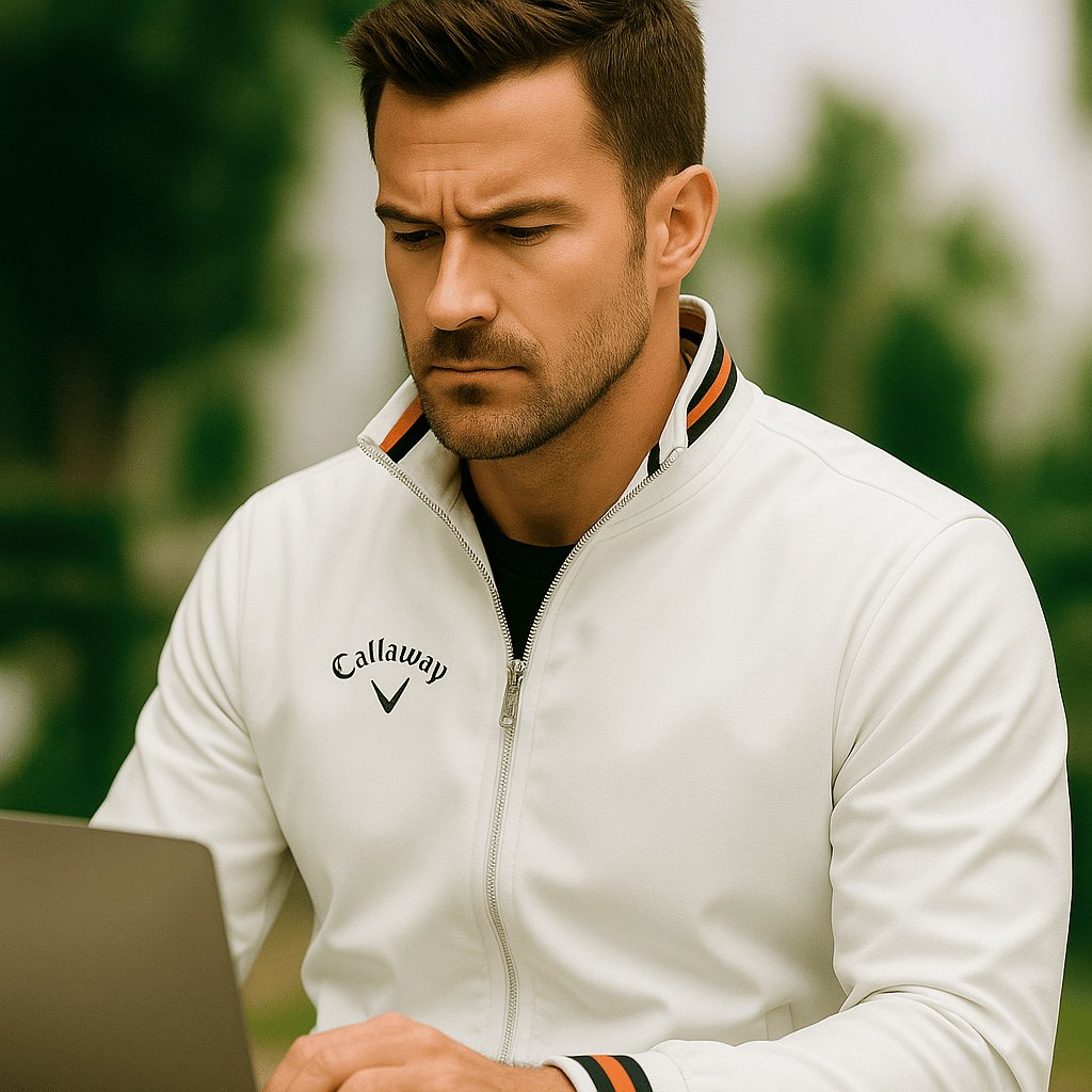 Men's Windbreaker Jacket Water-Resistant Full Zip