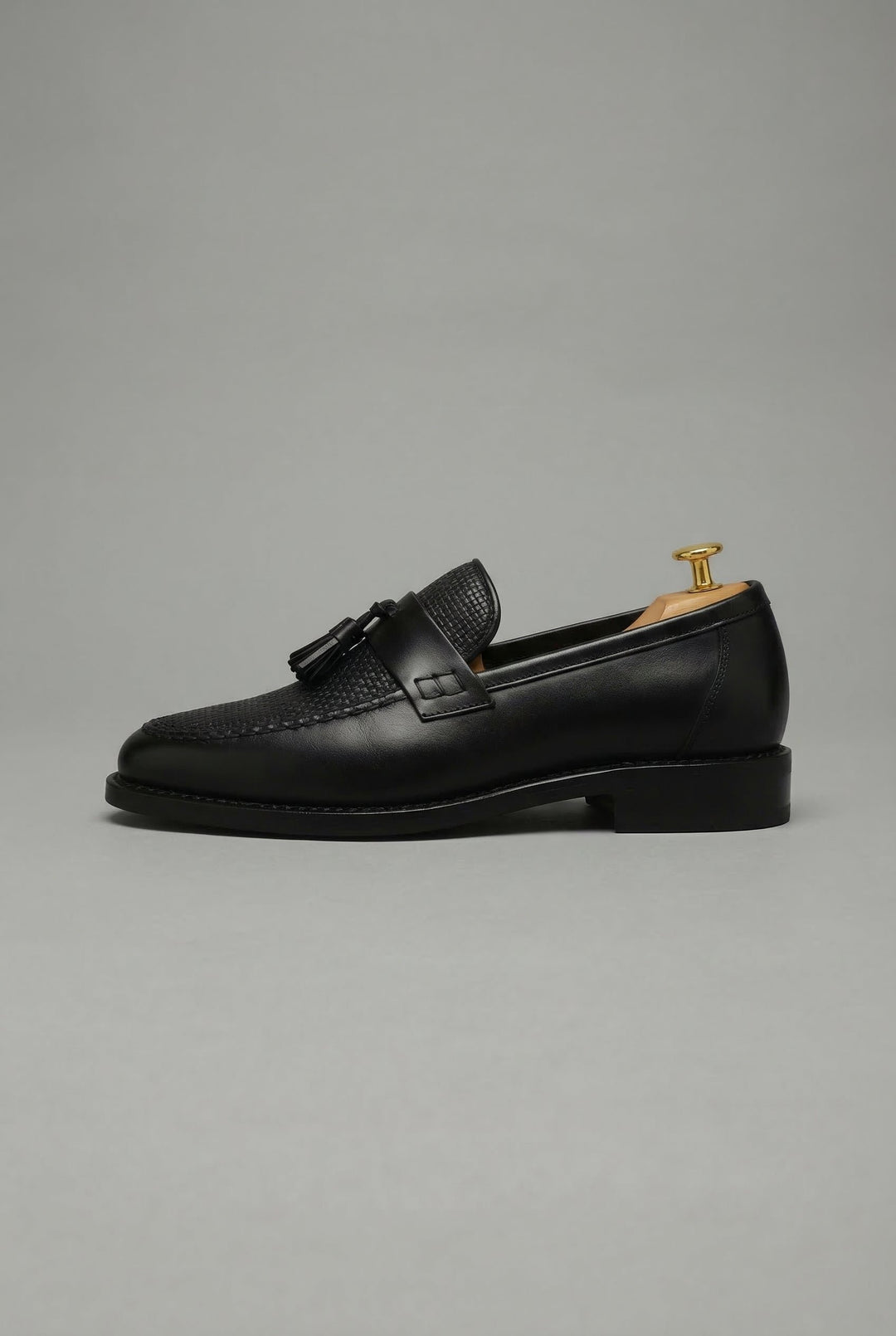 Men's Woven Tassel Slip-On Loafers Smart Formal Shoes