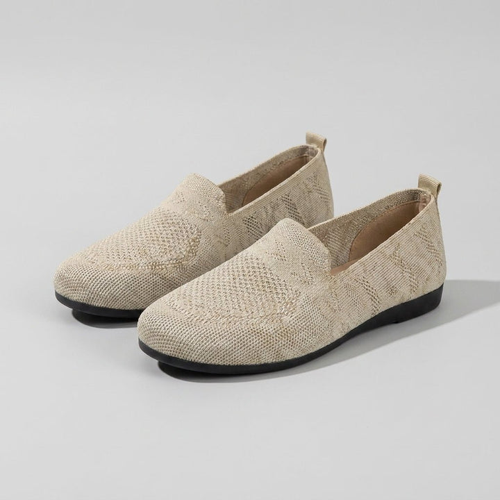 Orthopedic Knit Flats Women's Slip-On Round Toe Comfort