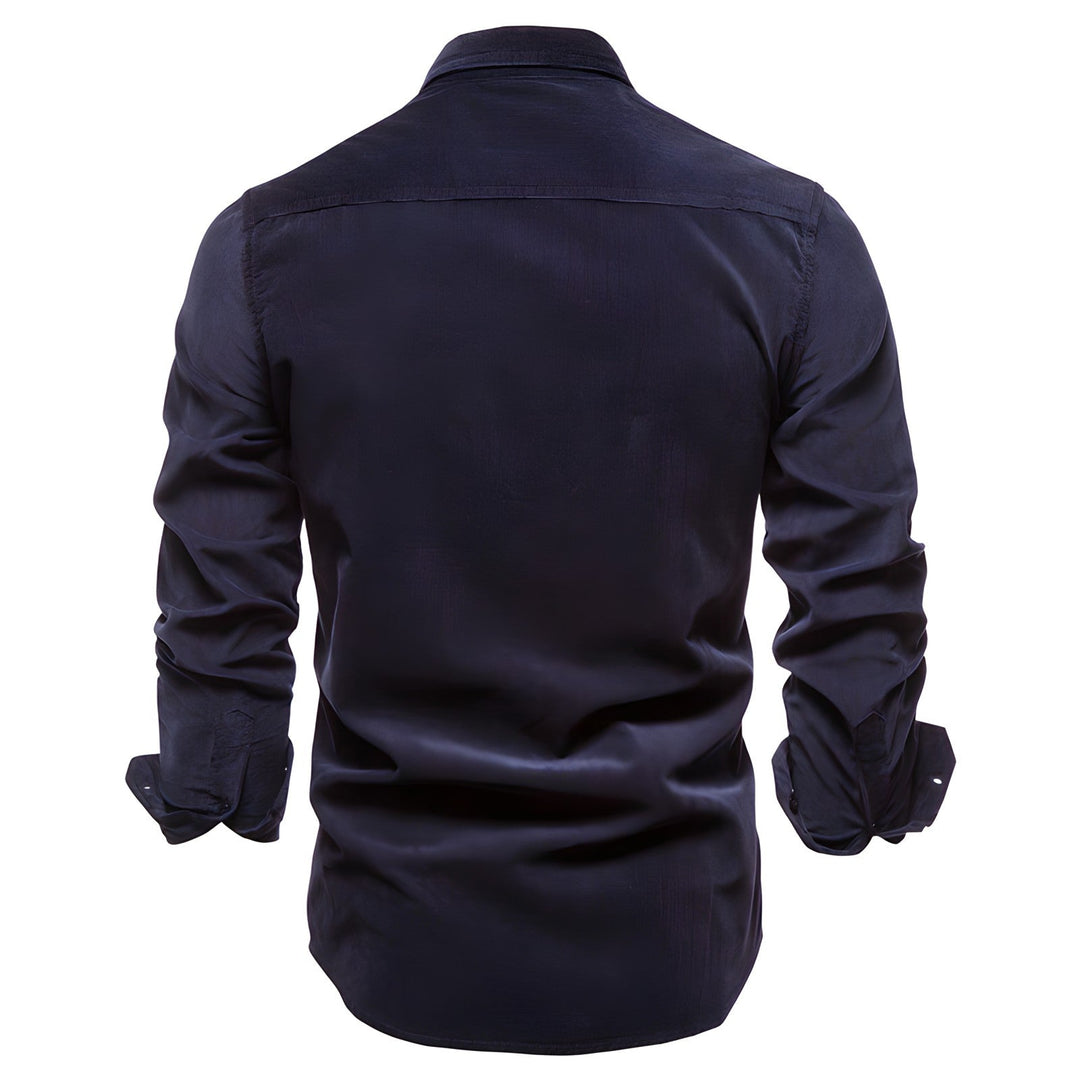 Edward | Men’s Long Sleeve Button Down Cargo Shirt