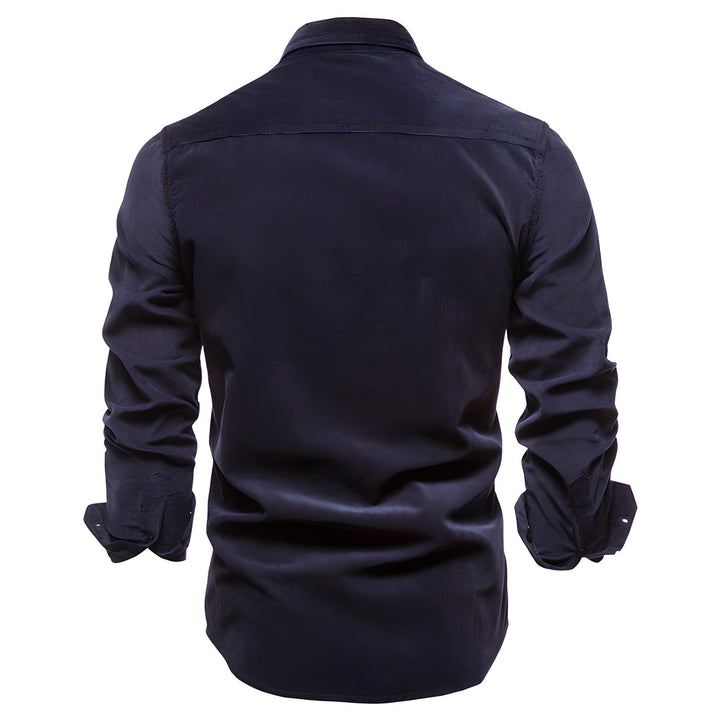 Edward | Men’s Long Sleeve Button Down Cargo Shirt