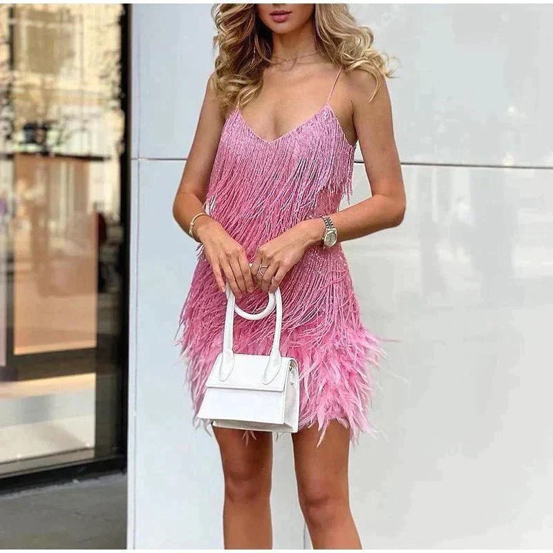 Mia | Women’s Summer Fitted Sequin Cocktail Mini Dress