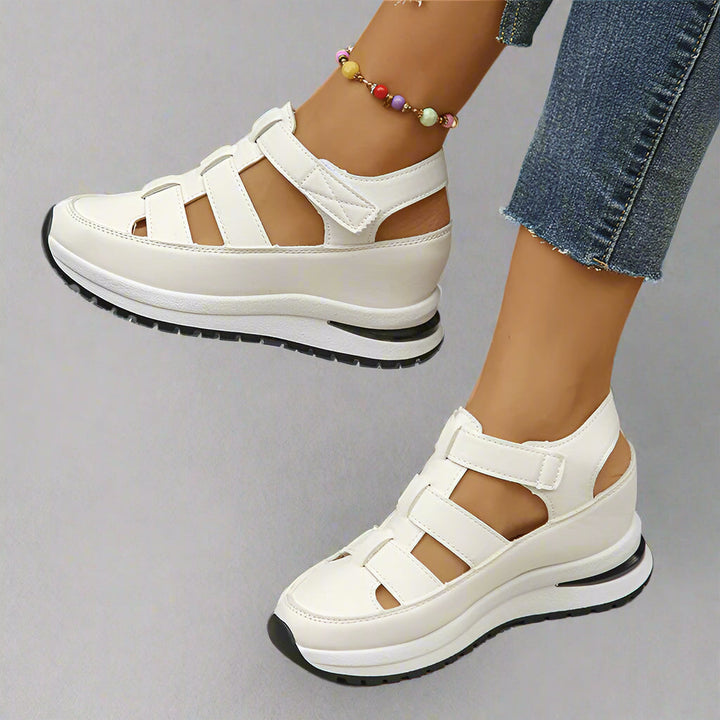 Catherine | Women Spring Cutout Platform Sneakers