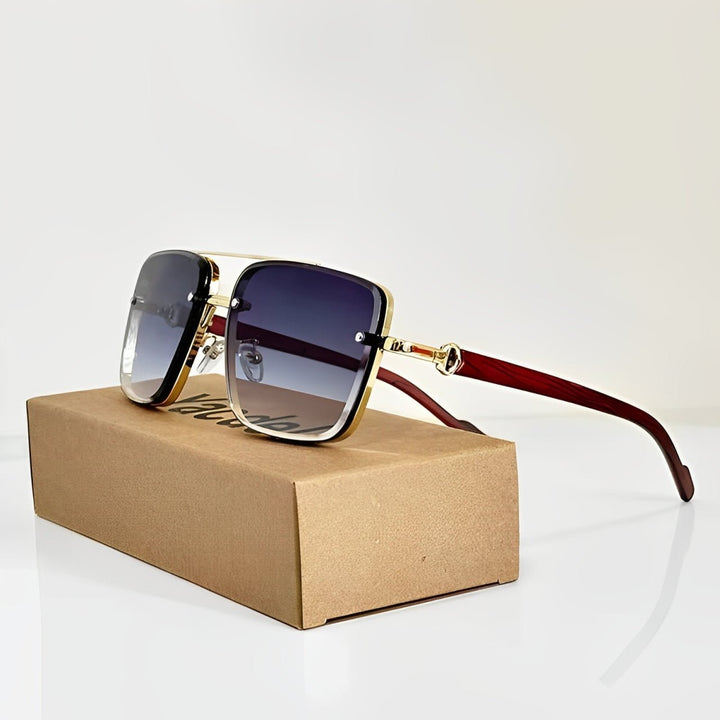 Sunglasses Aviator Style Gradient UV400 Protection - Gray