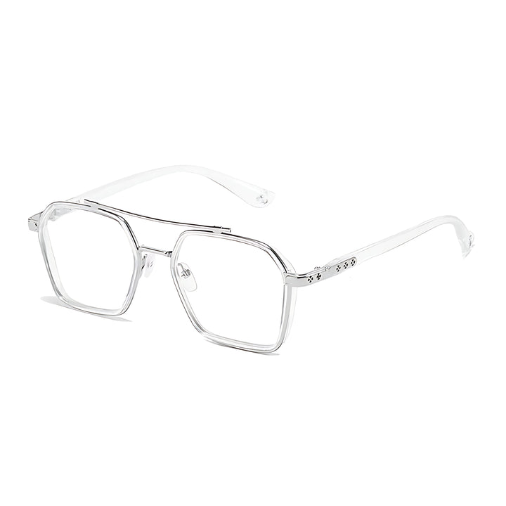 Sunglasses Blue Light Blocking Square Frame Clear Lens