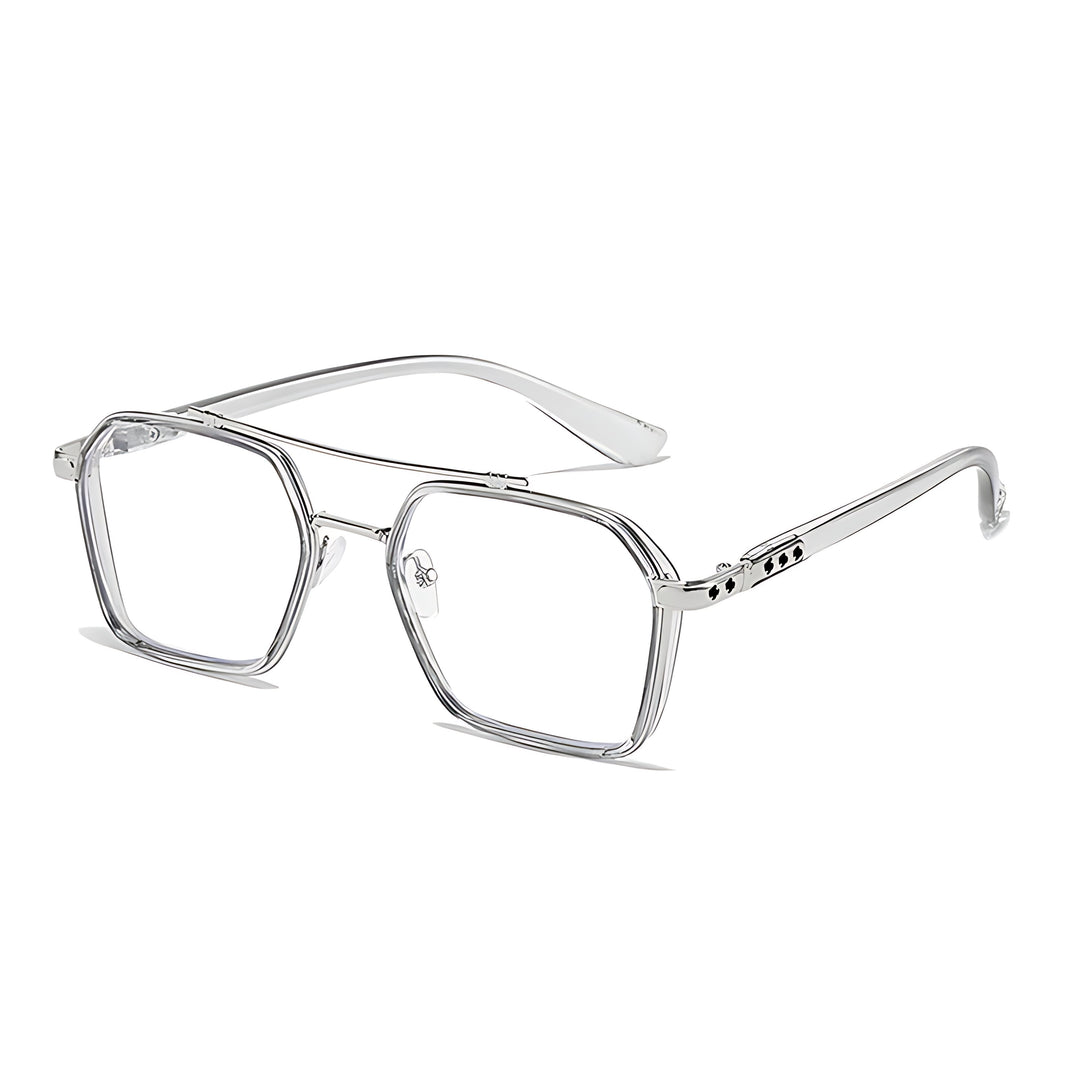 Sunglasses Blue Light Blocking Square Frame Clear Lens