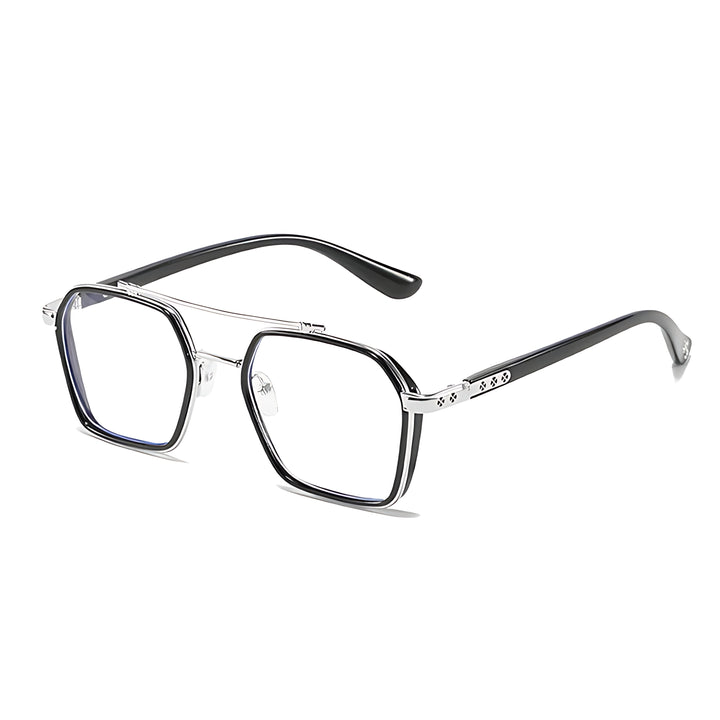 Sunglasses Blue Light Blocking Square Frame Clear Lens