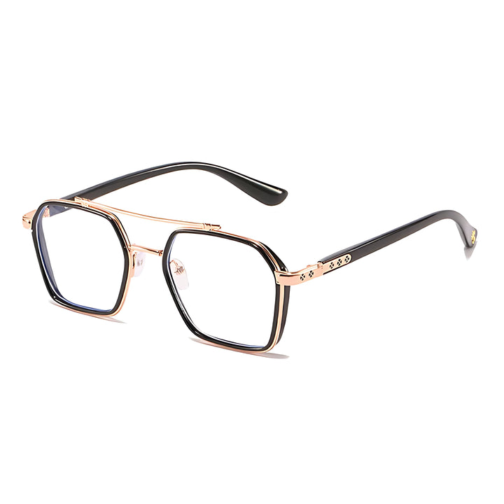 Sunglasses Blue Light Blocking Square Frame Clear Lens