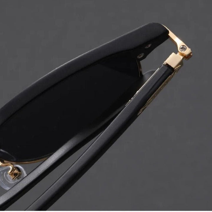 Sunglasses Clubmaster Style Half-Frame Metal UV400