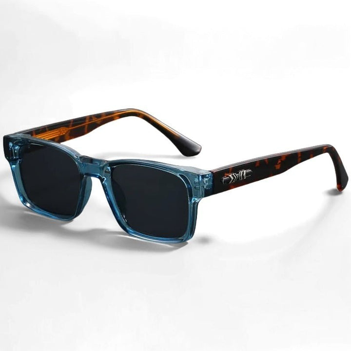 Sunglasses Square Acetate Frame UV400 Protection Gradient - Blue