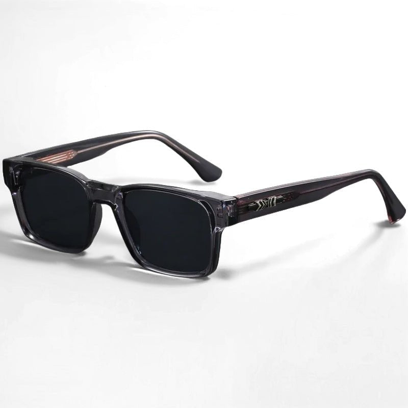 Sunglasses Square Acetate Frame UV400 Protection Gradient - Purple