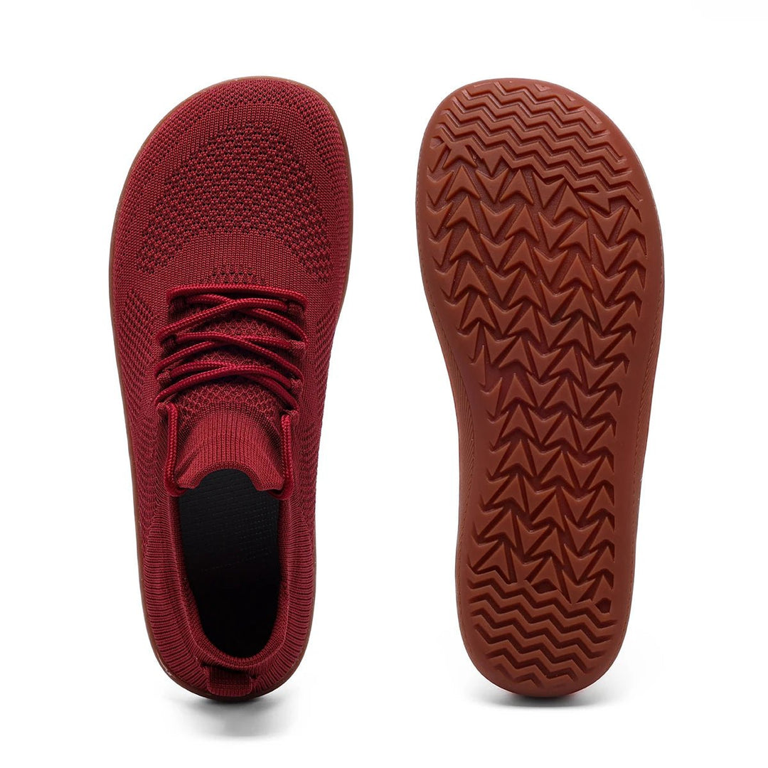 Unisex Lightweight Breathable Barefoot Trainers - Rot