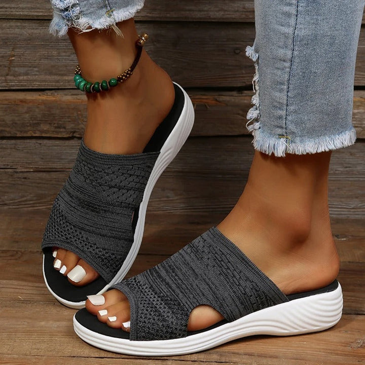 Faith | Womens Orthopedic Slip On Slide Sandals