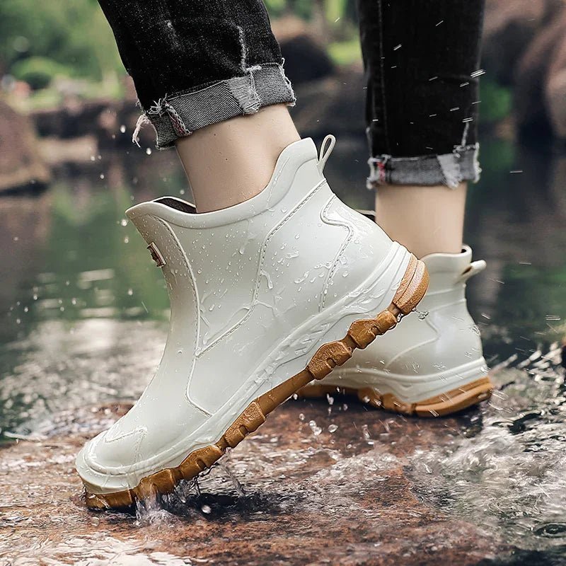 Waterproof Boots Ankle Chelsea Rain Slip-On