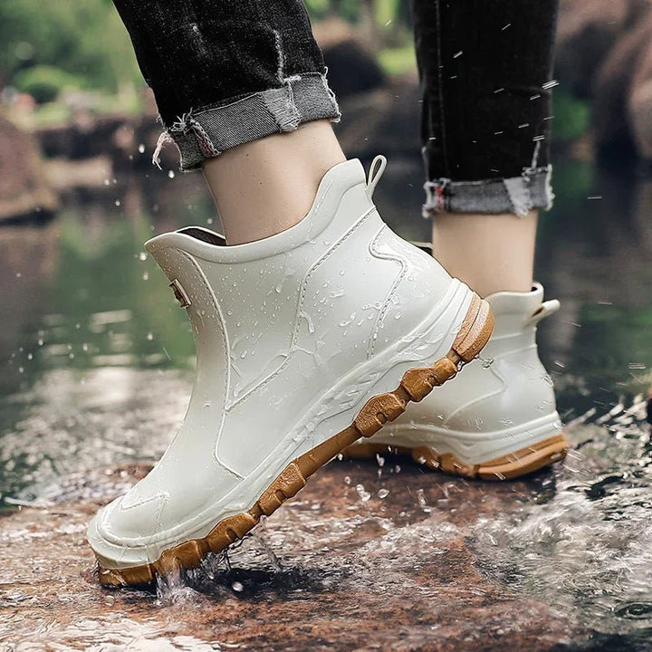 Waterproof Boots Ankle Chelsea Rain Slip-On