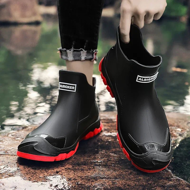 Waterproof Boots Ankle Chelsea Rain Slip-On