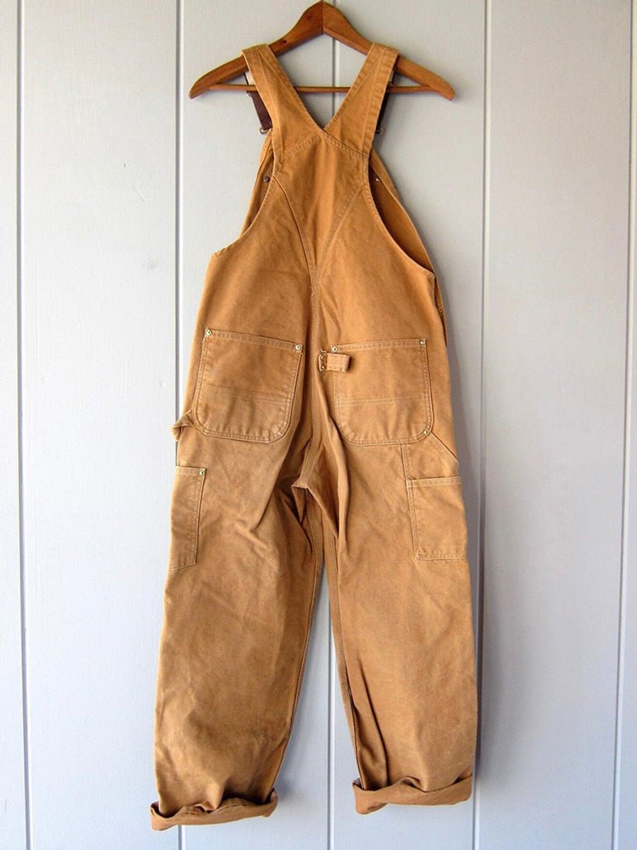 Women's Adjustable-Strap Relaxed-Fit Cotton Bib Overall