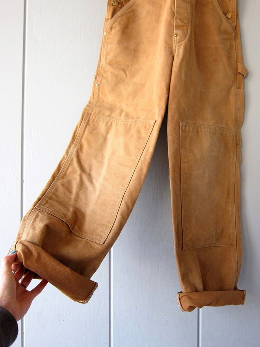 Women's Adjustable-Strap Relaxed-Fit Cotton Bib Overall