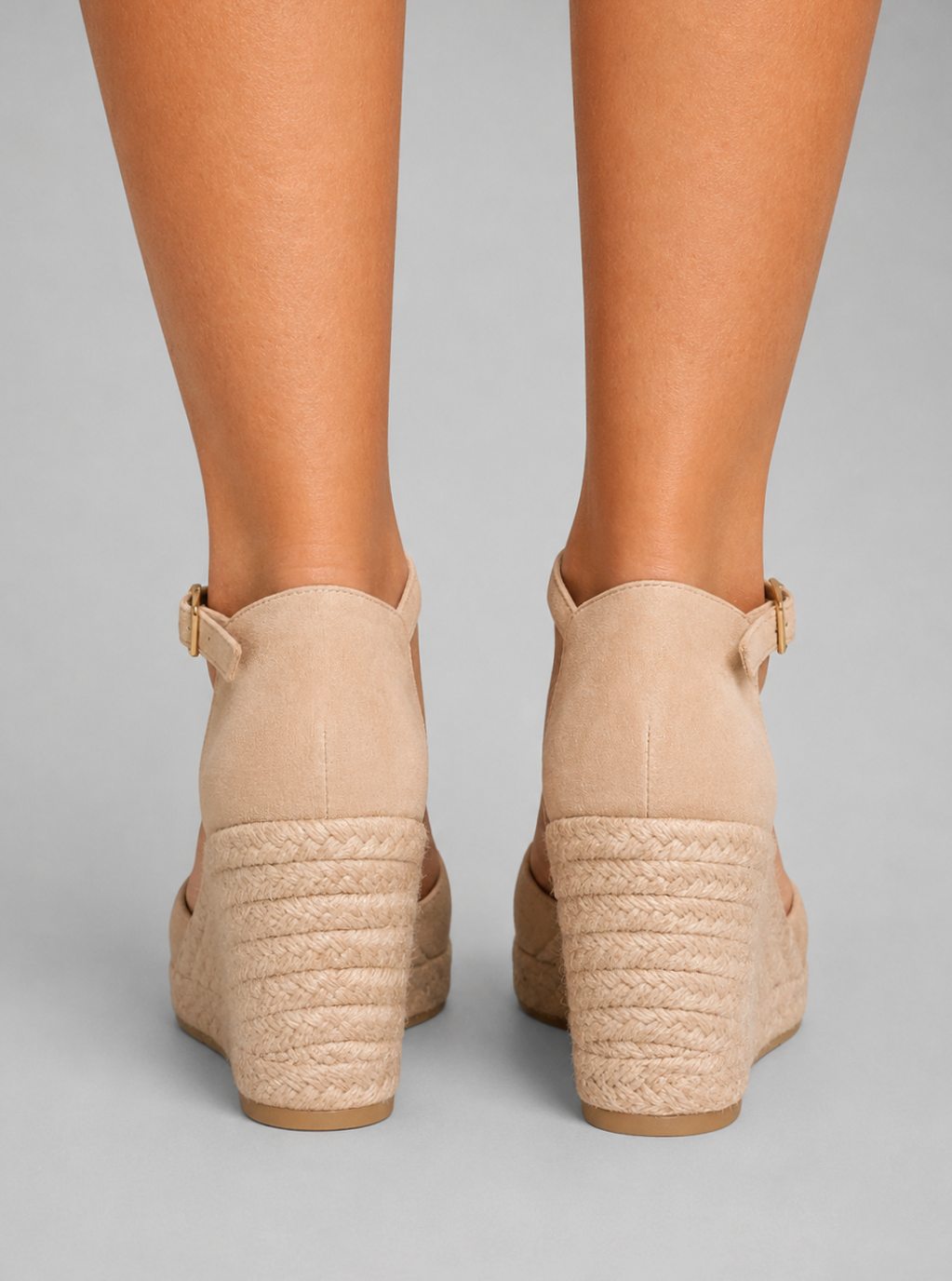 Women's Black Closed Toe Wedge Espadrille Ankle Strap Sandals