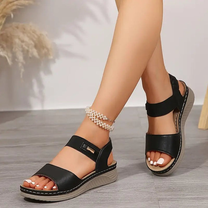 Women's Comfort Sandals Adjustable Straps Cushioned Footbed