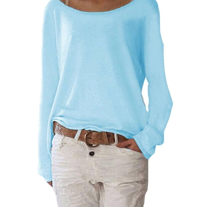 Women's Everyday Crew Neck Long Sleeve Knit Sweater