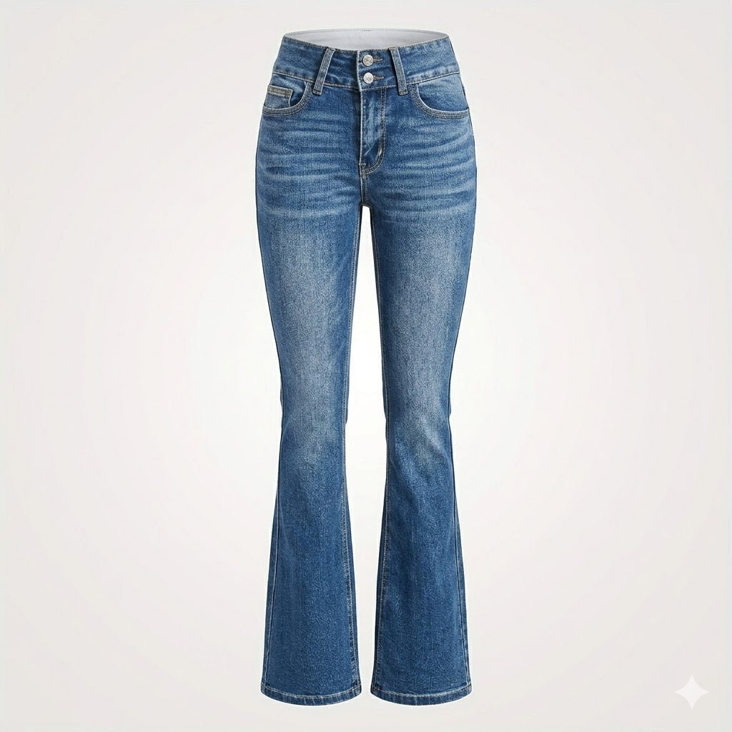 Women's High-Waist Sculpted Flare Jeans