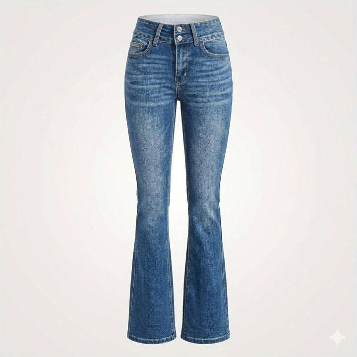 Women's High-Waist Sculpted Flare Jeans