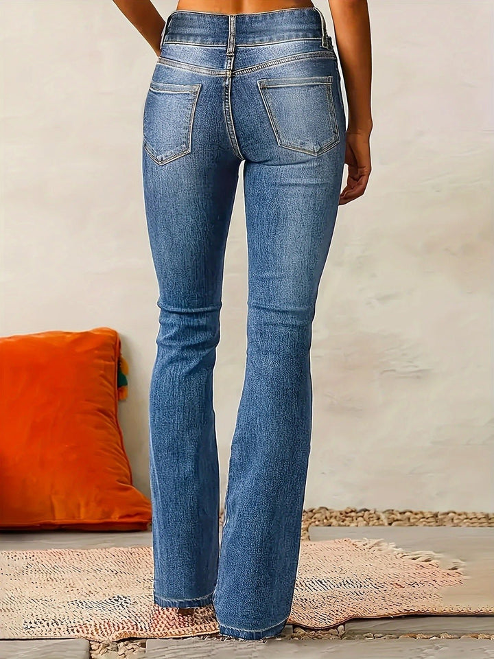 Women's High-Waist Sculpted Flare Jeans