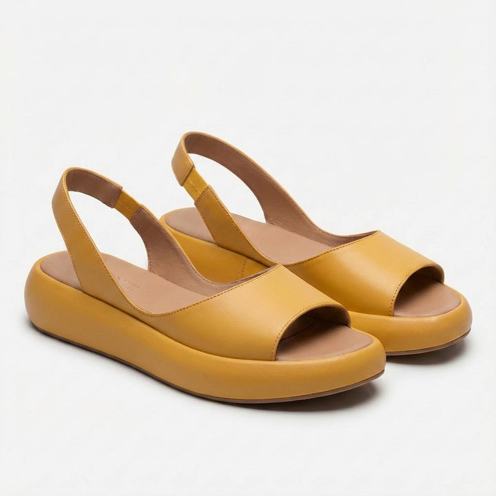 Women's Open-Toe Slingback Flatform Sandals - Amarillo