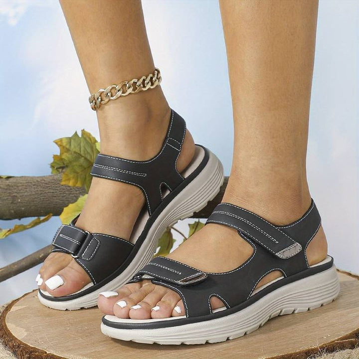 Women's Orthopedic Adjustable-Strap Open-Toe Cushioned Sandals