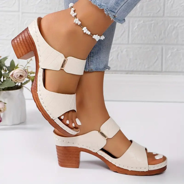 Women's Orthopedic Block Heel Platform Sandals