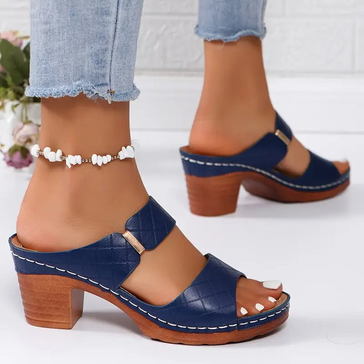 Women's Orthopedic Block Heel Platform Sandals