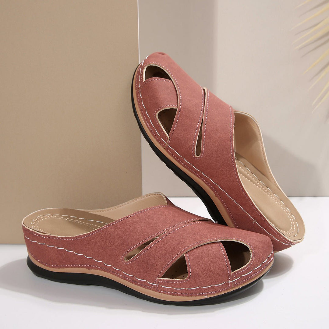 Women's Orthopedic Breathable Slip-On Sandals - Pink