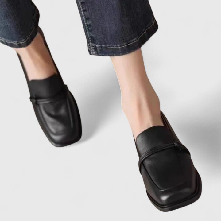 Women's Orthopedic Loafers Slip-On Comfort Synthetic - Black