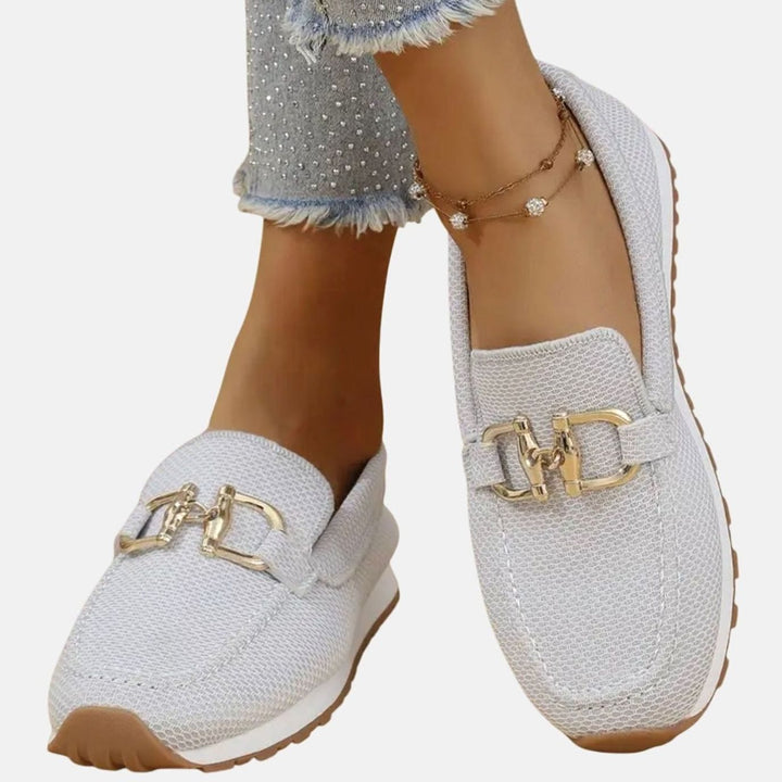 Women's Orthopedic Memory-Foam Slip-On Horsebit Loafer Trainers