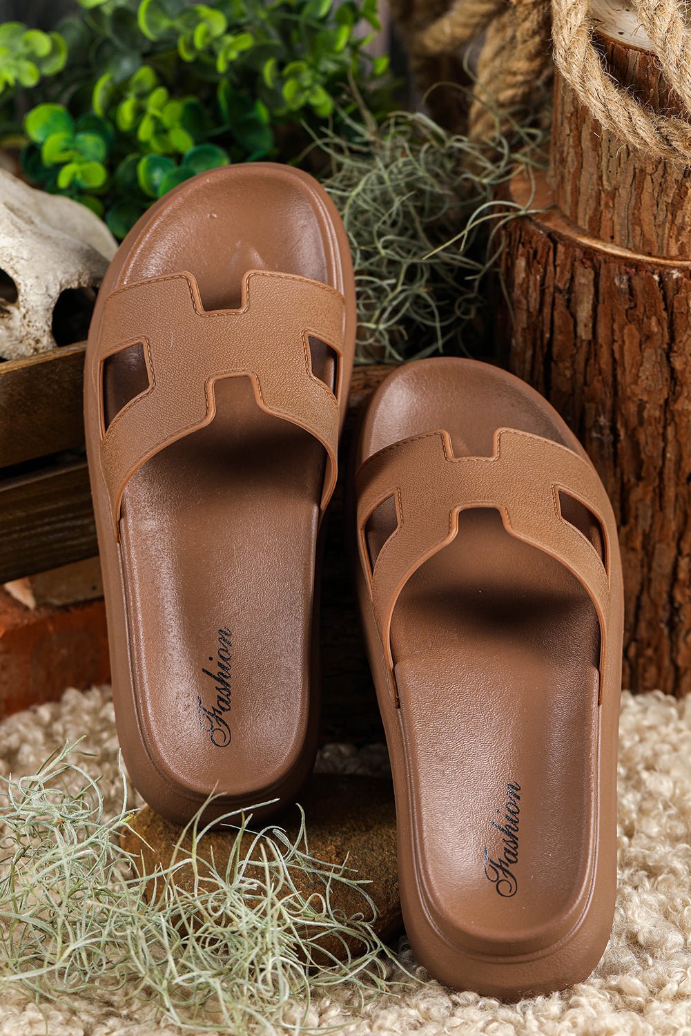 Women's Orthopedic Platform Slip-On Sandals