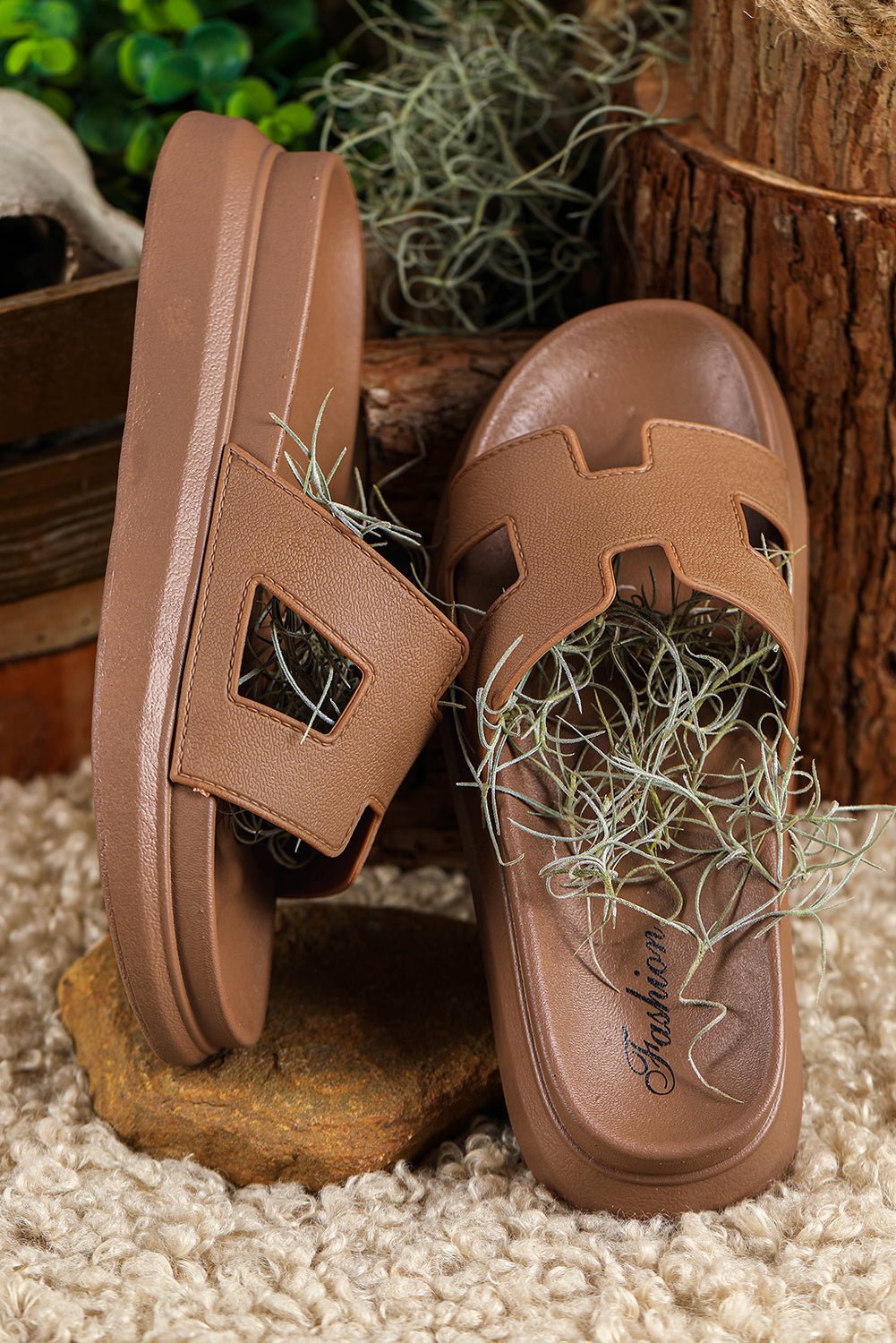 Women's Orthopedic Platform Slip-On Sandals