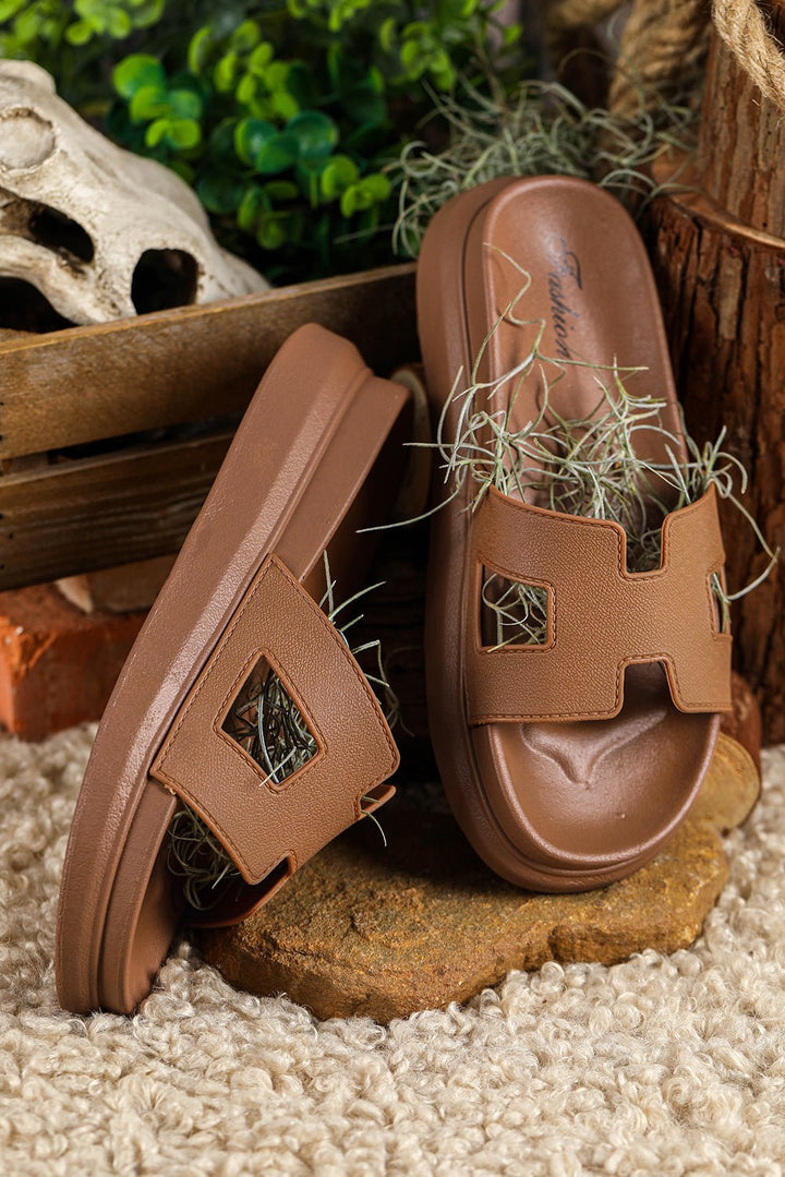 Women's Orthopedic Platform Slip-On Sandals