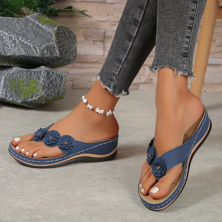 Women's Orthopedic Slip-On Toe-Post Sandals