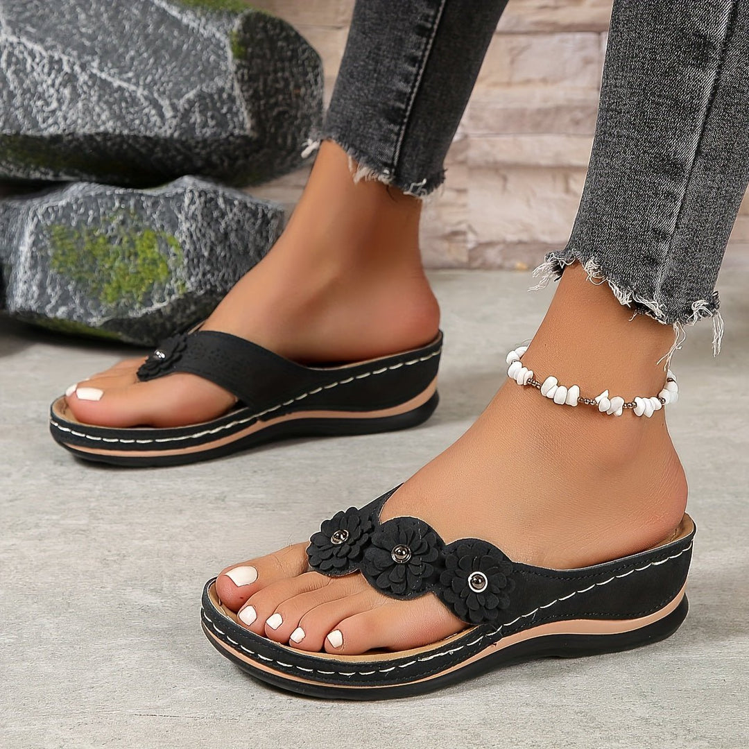 Women's Orthopedic Slip-On Toe-Post Sandals