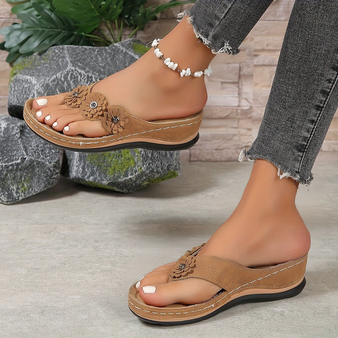 Women's Orthopedic Slip-On Toe-Post Sandals