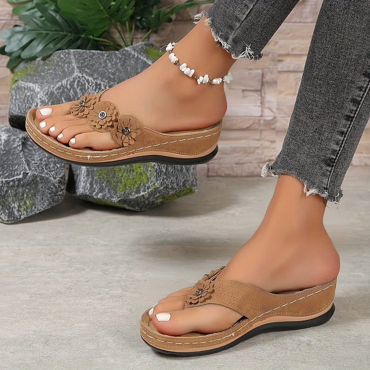 Women's Orthopedic Slip-On Toe-Post Sandals