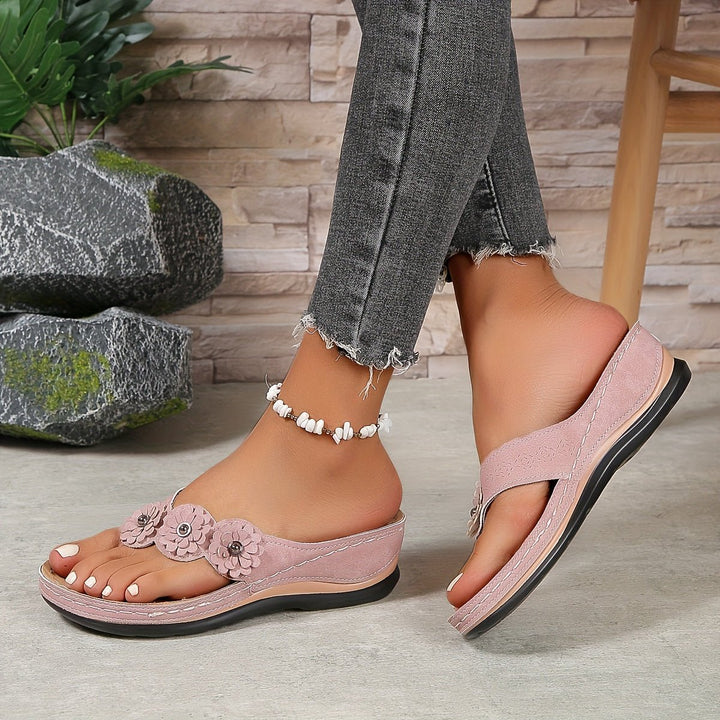 Women's Orthopedic Slip-On Toe-Post Sandals