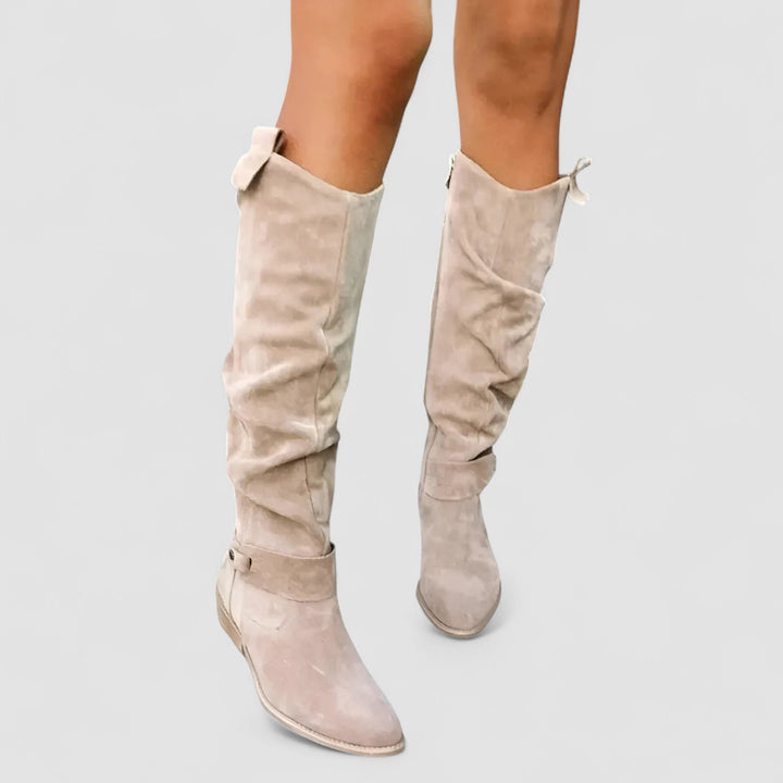 Women's Orthopedic Suede Knee-High Boots