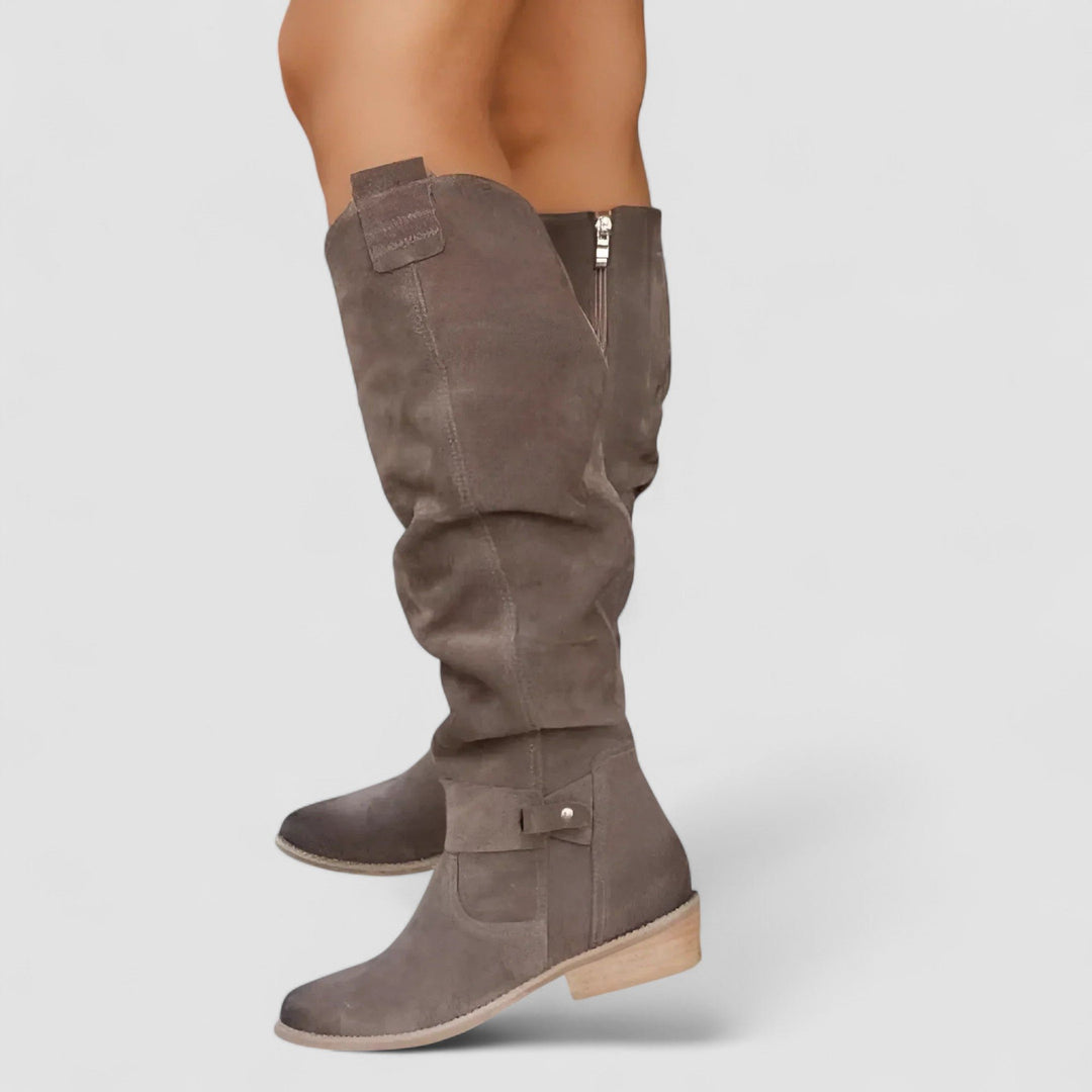 Women's Orthopedic Suede Knee-High Boots