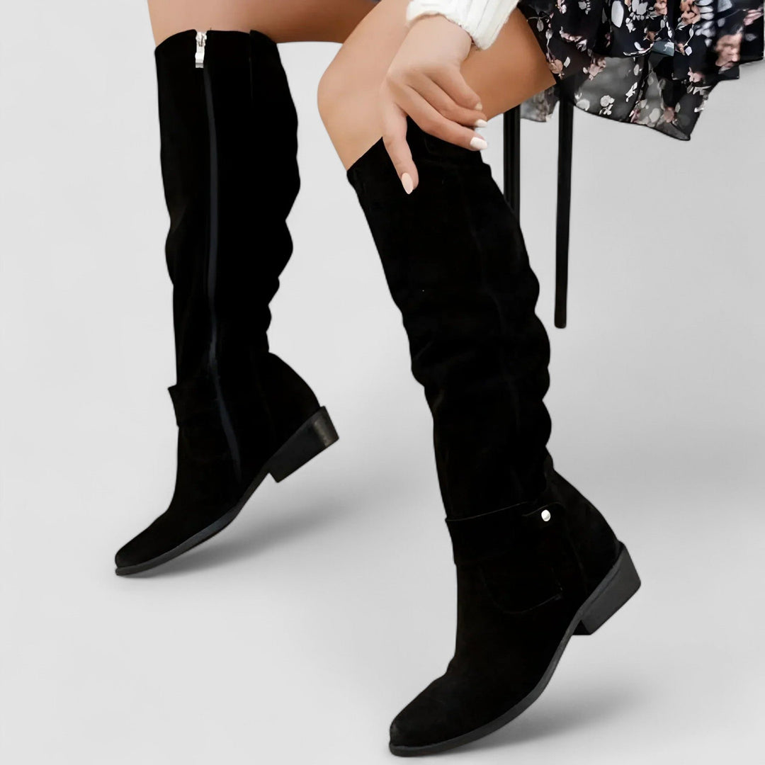 Women's Orthopedic Suede Knee-High Boots